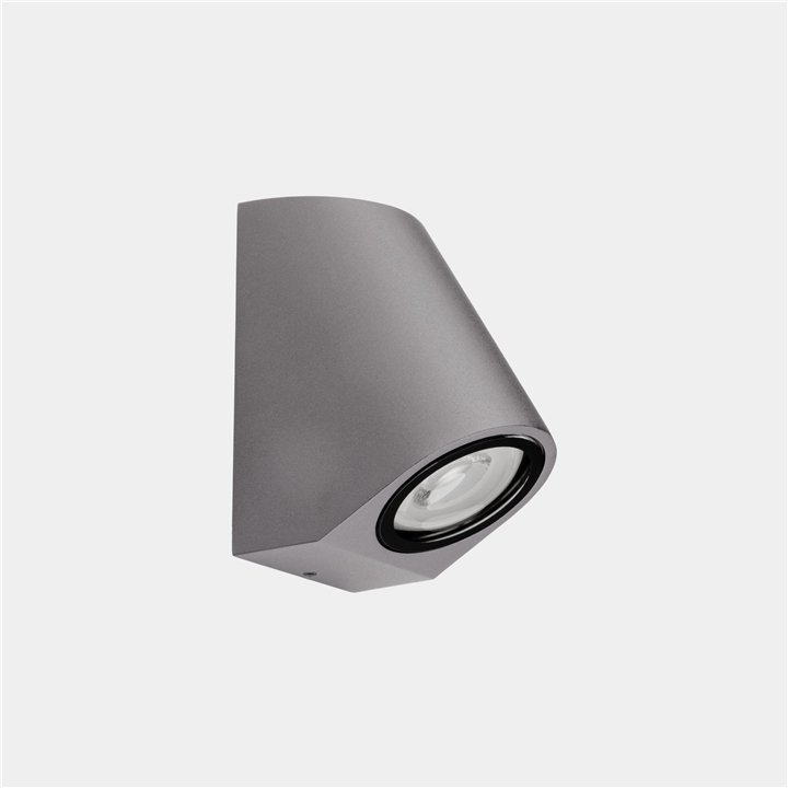 Aplique IP66 Eko Inclined GU10 8 Gris Leds C4 05-E158-34-37