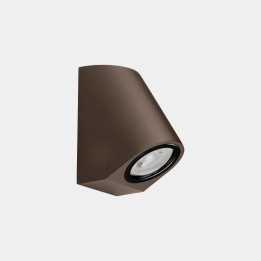 Aplique IP66 Eko Inclined GU10 8 Marrón Leds C4 05-E158-J6-37