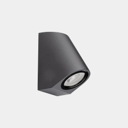Aplique IP66 Eko Inclined GU10 8 Gris urbano Leds C4 05-E158-Z5-37