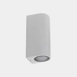 Aplique IP66 Eko Double Emission GU10 8 Blanco Leds C4 05-E159-14-37