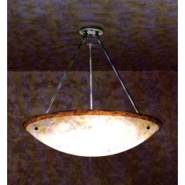 Lampara COLGANTE 6 x E27 MAX 60W  ORO Leds C4