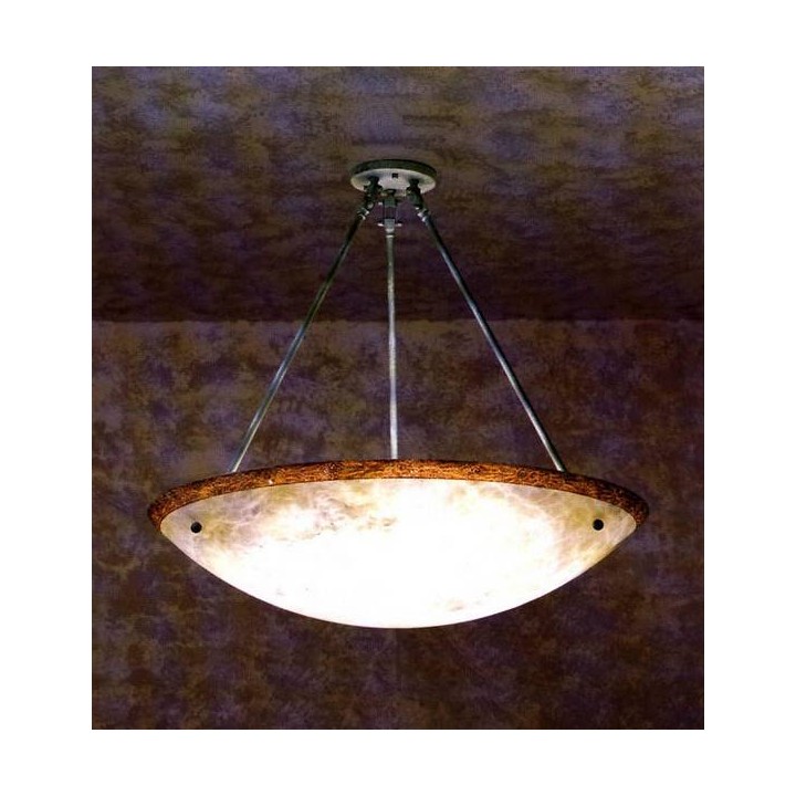 Lampara COLGANTE 6 x E27 MAX 60W  ORO Leds C4