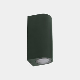 Aplique IP66 Eko Double Emission GU10 8 Verde abeto Leds C4 05-E159-E3-37