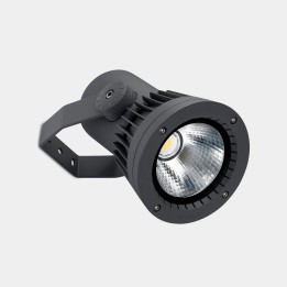 Proyector IP65 Hubble Cob 234mm LED 56.4 Blanco cálido - 3000K DALI-2 Gris urbano 5631lm Leds C4 05-E166-Z5-CL