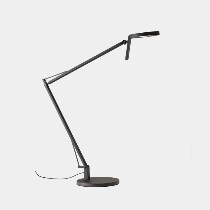 Lámpara de Sobremesa Maca LED 9 SW 2700-3000-4000K TOUCH DIMMING Negro texturizado 587lm Leds C4 10-9055-DI-DI