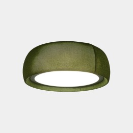 Plafón Gong LED 34.7 3000K PHASE CUT Teixit textil Verd Verd RAL 6003 matt 1553lm Leds C4 15-8933-U1-J4