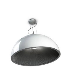 Lampara COLGANTE UMBRELLA 3 x E27 MAX 23W  PLATA BLANCO LA Leds C4