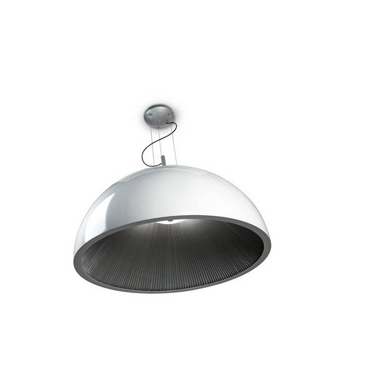 Lampara COLGANTE UMBRELLA 3 x E27 MAX 23W  PLATA BLANCO LA Leds C4