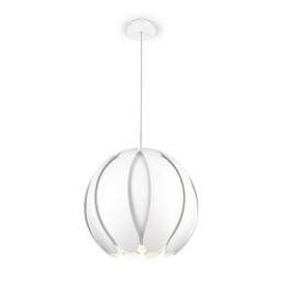 Lampara COLGANTE ANGIE 1 x E27 MAX 100W  BLANCO MATE TRANS Leds C4