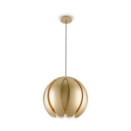 Lampara COLGANTE ANGIE 1 x E27  MAX 100W  ORO PINTADO TRAN Leds C4
