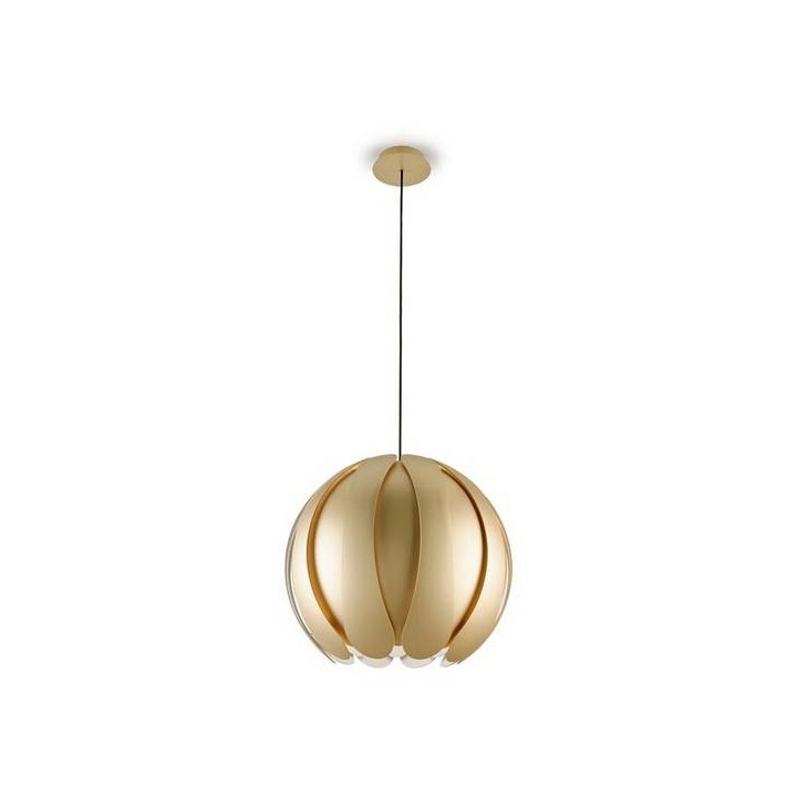 Lampara COLGANTE ANGIE 1 x E27  MAX 100W  ORO PINTADO TRAN Leds C4