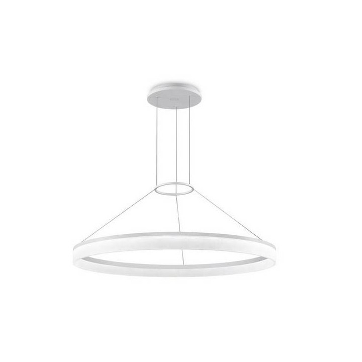 Lampara COLGANTE CIRC 630 x LED REFOND 36W  BLANCO MATE Leds C4