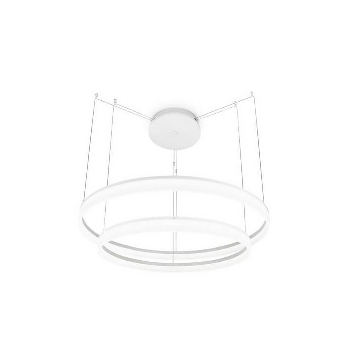 Lampara COLGANTE CIRC 882 x LED REFOND 53W  BLANCO MATE Leds C4
