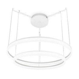 Lampara COLGANTE CIRC 1134 x LED REFOND 67W  BLANCO MATE Leds C4