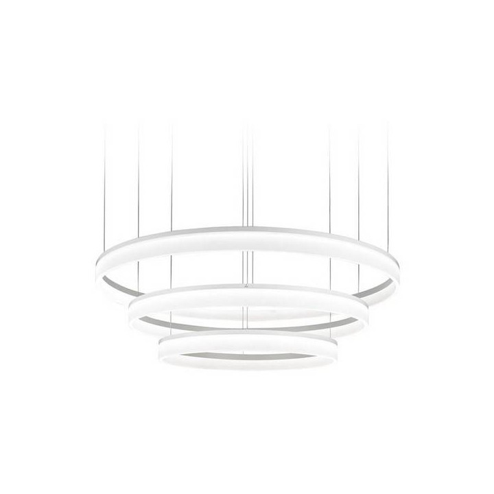 Lampara COLGANTE CIRC 1512 x LED REFOND 89W  BLANCO MATE Leds C4
