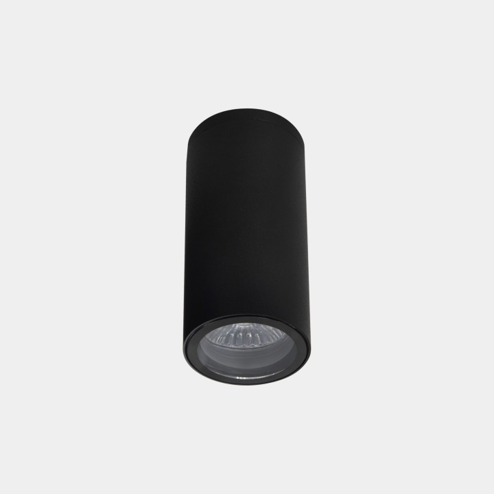 Plafón IP66 Eko GU10 8 Negro Leds C4 15-E064-60-37