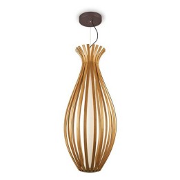 Lampara COLGANTE BAMBOO 330 x LED 22W  OXIDO PINTADO Leds C4