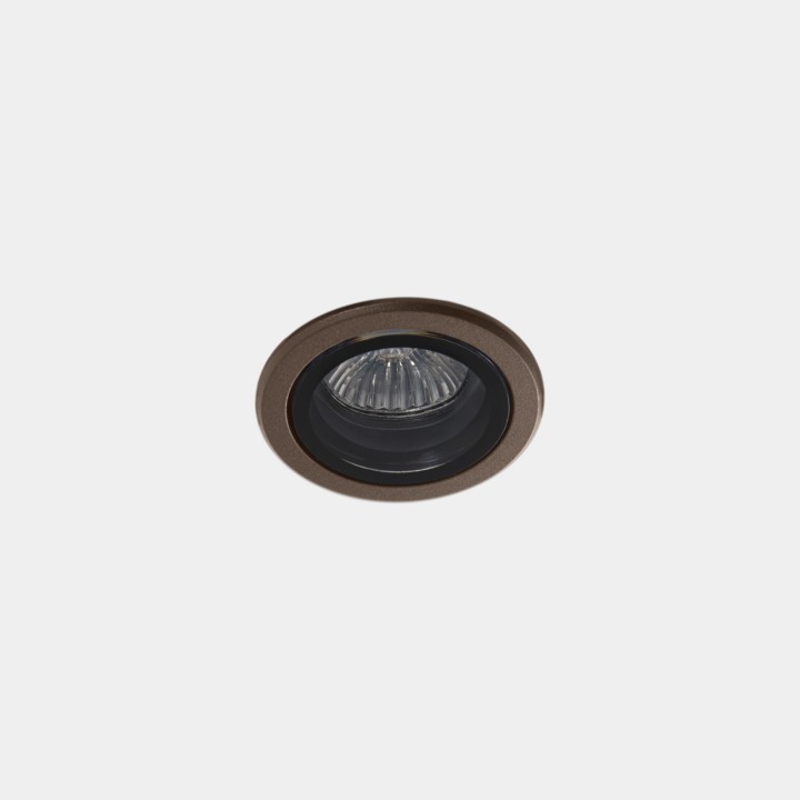 Downlight IP66 Eko GU10 8 Marrón Leds C4 15-E065-J6-37