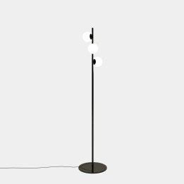Lámpara Pie de salón Perlina LED 22.9 SW 2700-3000-4000K ON-OFF Negro 1065lm Leds C4 25-A076-60-60