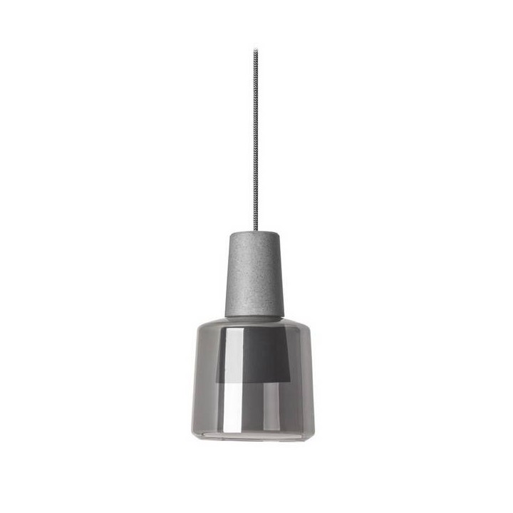 Lampara COLGANTE KHOI 1 x LED CREE 19.5W  GRIS CEMENTO Leds C4