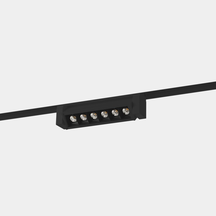 Luminaria Bento 6 LEDS Adjustable Bajo voltaje 6.3 Blanco cálido - 2700K CRI 90 ON-OFF Negro 603lm Leds C4 35-A162-60-00