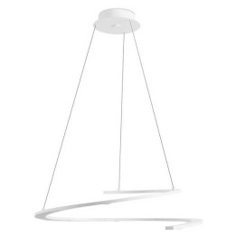 Lampara COLGANTE CURL 8 x LED CREE 24W  BLANCO MATE Leds C4