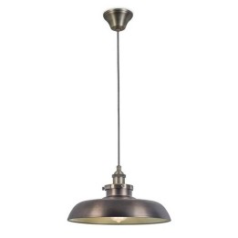 Lampara COLGANTE VINTAGE 1 x E27 MAX 100W  PATINÉ BRONCE Leds C4