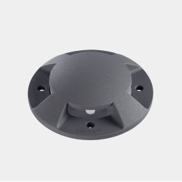 Lámpara Empotrable de suelo IP66-IP67 Xena LED 5.7 Blanco cálido - 2700K ON-OFF Gris urbano 65lm Leds C4 55-E102-Z5-CK