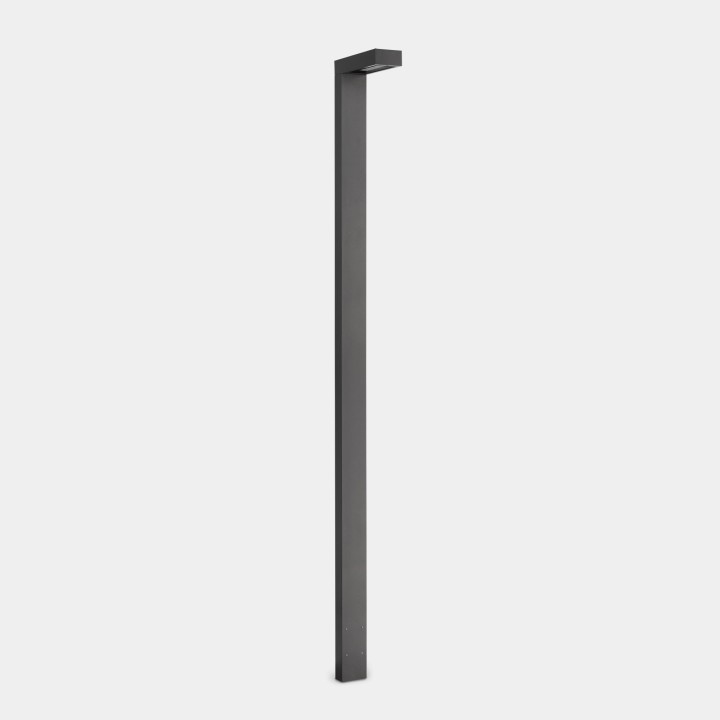 Farola IP66 Ele 1 Head LED 26 2700K DALI-2 Gris urbano 2729lm Leds C4 55-E105-Z5-CK