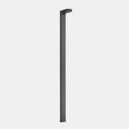 Farola IP66 Ele 1 Head LED 26 3000K DALI-2 Gris urbano 2729lm Leds C4 55-E105-Z5-CL