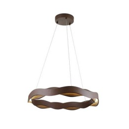 Lampara COLGANTE HELLO 288 x LED REFOND 24,3W  OXIDO PINTA Leds C4