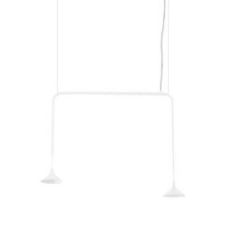 Lampara COLGANTE ALIVE 2 x LED CREE 14W  BLANCO MATE Leds C4