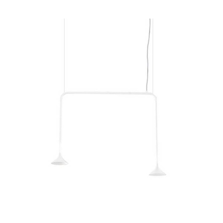 Lampara COLGANTE ALIVE 2 x LED CREE 14W  BLANCO MATE Leds C4