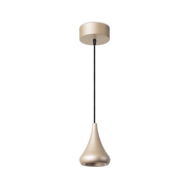Lampara COLGANTE CHERRY 1 x LED CREE 12,6W  ORO PINTADO Leds C4