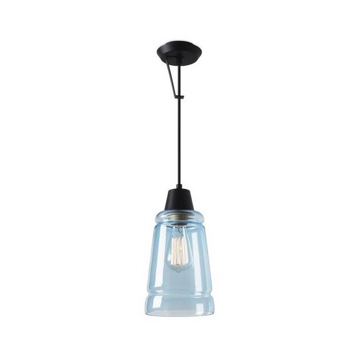 Lampara COLGANTE COLOR 1 x E27 MAX.60W  NEGRO MATE Leds C4