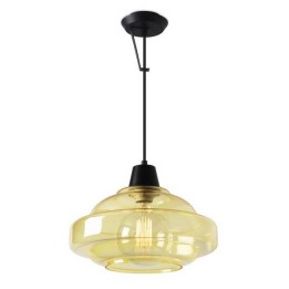 Lampara COLGANTE COLOR 1 x E27 MAX.60W  NEGRO MATE Leds C4