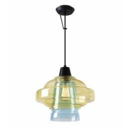 Lampara COLGANTE COLOR 1 x E27 MAX.60W  NEGRO MATE Leds C4