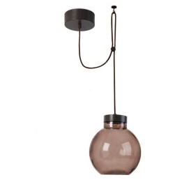 Lampara COLGANTE RAW 1 x LED CREE 14W  MARRÓN OSCURO Leds C4