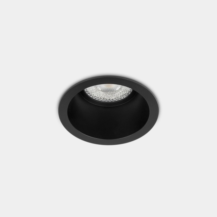 Downlight Lite Deep Fix ø70mm 13.9 Blanco cálido - 2700K CRI 90 34º PHASE CUT Negro IP54 893lm Leds C4 90-A174-60-TS