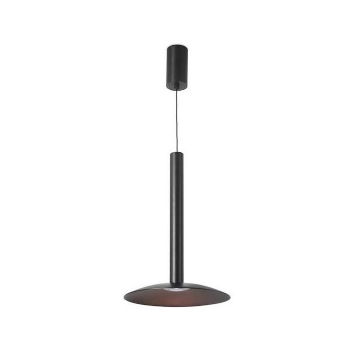 Lampara COLGANTE STYLUS 1 x LED SHARP 7.5W  NEGRO BRONZE O Leds C4