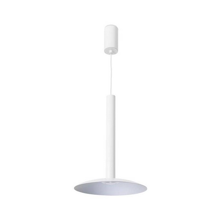 Lampara COLGANTE STYLUS 1 x LED SHARP 7.5W  BLANCO MATE GR Leds C4