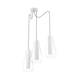 Lampara COLGANTE RIGATTO 3 x LED CREE 21.6W  BLANCO MATE Leds C4