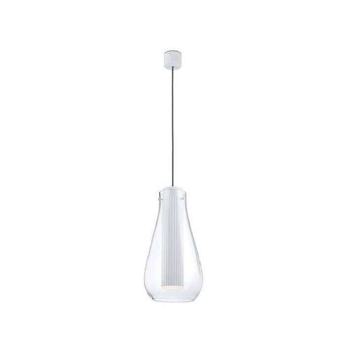 Lampara COLGANTE RIGATTO 1 x LED CREE 7.2W  BLANCO MATE Leds C4