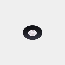 Downlight Play Flat Mini Round Fixed 4.5 Blanco neutro - 4000K CRI 80 28.3º ON-OFF Negro IP54 347lm Leds C4 AG33-P3X8M2OS60