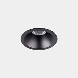 Downlight Play High Visual Comfort Mini Round Fixed 3.5 Blanco cálido - 3000K CRI 80 7.6º ON-OFF Negro IP54 110lm Leds C4 AG36-P