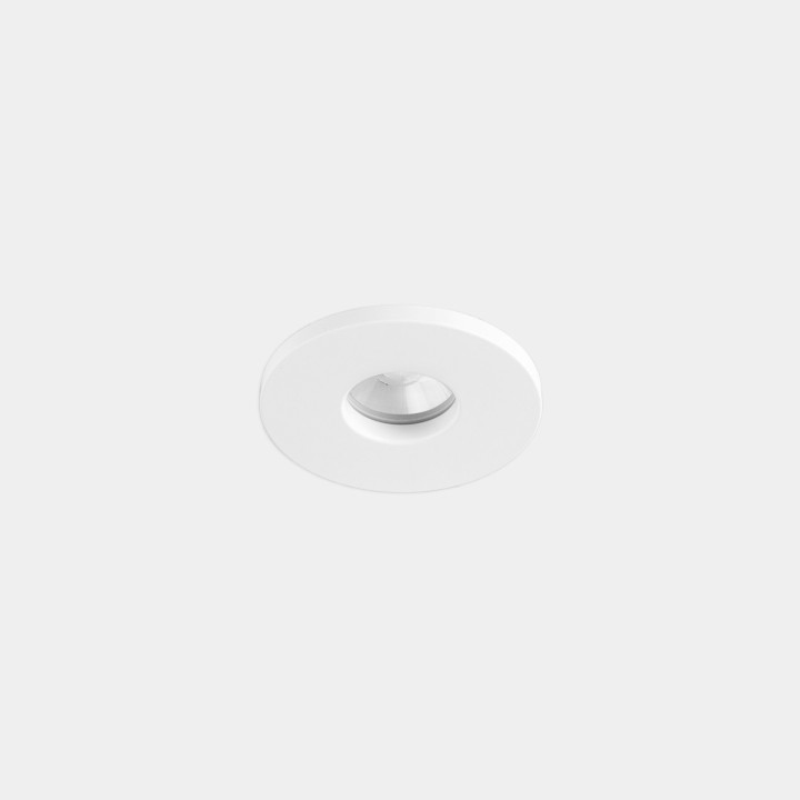 Downlight Play IP65 Mini Round Fixed 4.5 Blanco cálido - 3000K CRI 80 28.4º ON-OFF Blanco IP54 316lm Leds C4 AG37-P3W8M2OS14