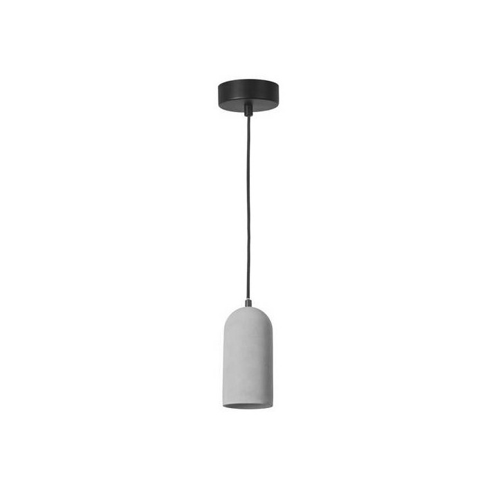Lampara COLGANTE ECLIPSE 1 x E27 MAX.25W  NEGRO MATE GRIS Leds C4
