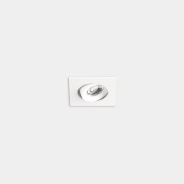 Downlight Play Flat Mini Square Adjustable 4.5 Blanco neutro - 4000K CRI 80 47.6º ON-OFF Blanco IP54 343lm Leds C4 AG39-P3X8F1OS