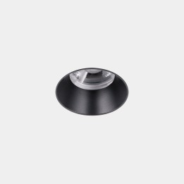 Downlight Play High Visual Comfort Mini Round Fixed Trimless 4.5 Blanco cálido - 3000K CRI 80 29º ON-OFF Negro IP20 337lm Leds C