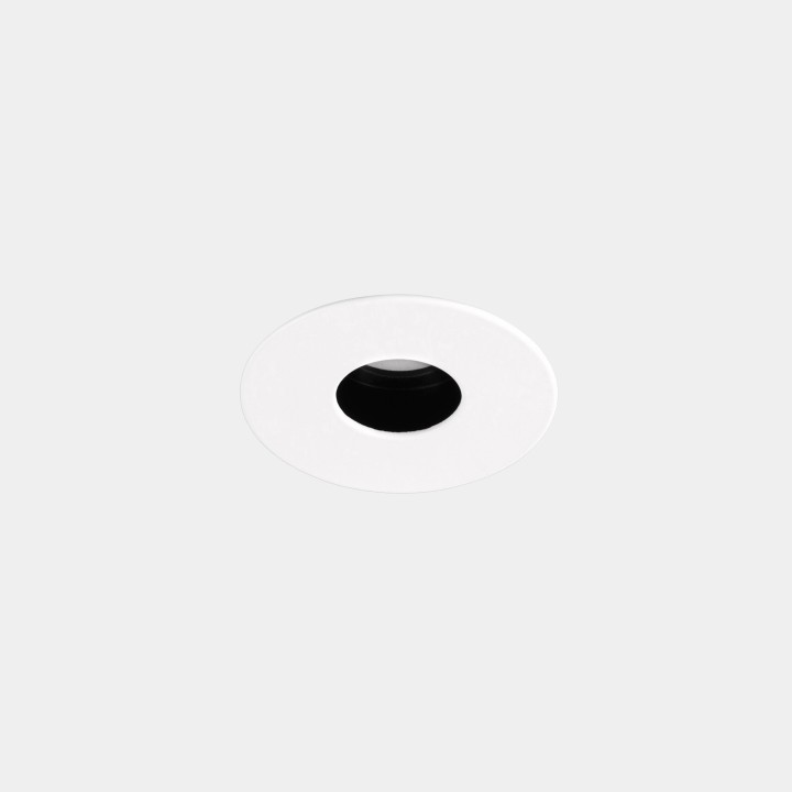 Downlight Play Pinhole Mini Round Fixed 4.5 Blanco cálido - 2700K CRI 80 28.3º ON-OFF Blanco IP20 300lm Leds C4 AG61-P3V8M2OS14